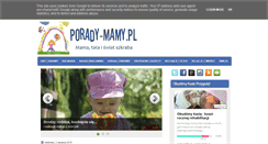 Desktop Screenshot of porady-mamy.pl