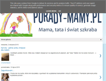 Tablet Screenshot of porady-mamy.pl
